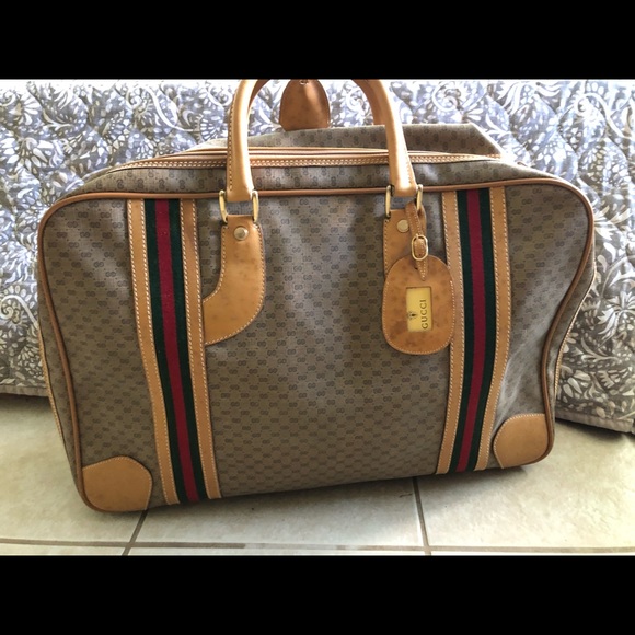 Authentic Vintage Gucci Suitcase - Picture 1 of 4